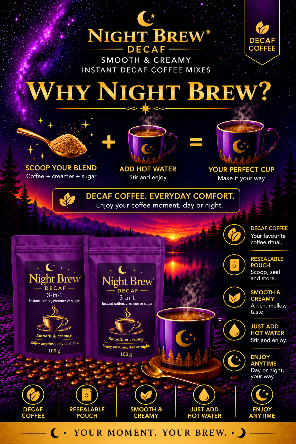 Night Brew Decaf 3in1